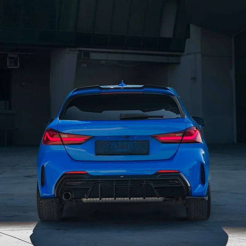 Oneway Complete bodykit passend voor BMW 1-Serie F40 M-Pack/M135i 2019- (dubbele uitlaat L/R) - Glanzend zwart - Afbeelding 3