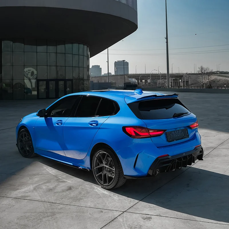 Oneway Complete bodykit passend voor BMW 1-Serie F40 M-Pack/M135i 2019- (dubbele uitlaat L/R) - Glanzend zwart - Afbeelding 5