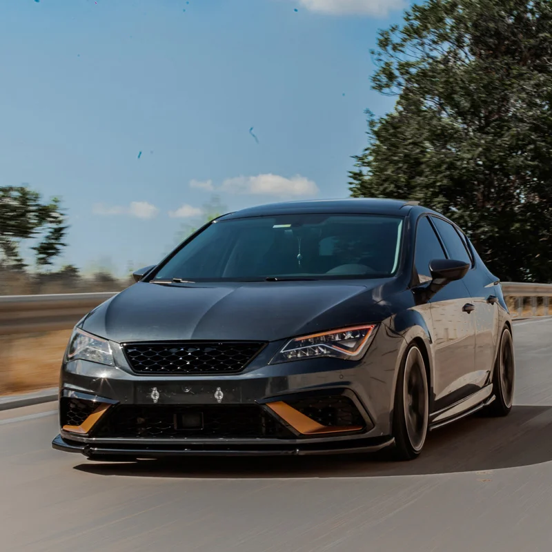 Oneway Complete bodykit passend voor Seat Leon (5F) HB 5-deurs FR Facelift 2017-2020 - Glanzend zwart - Afbeelding 3