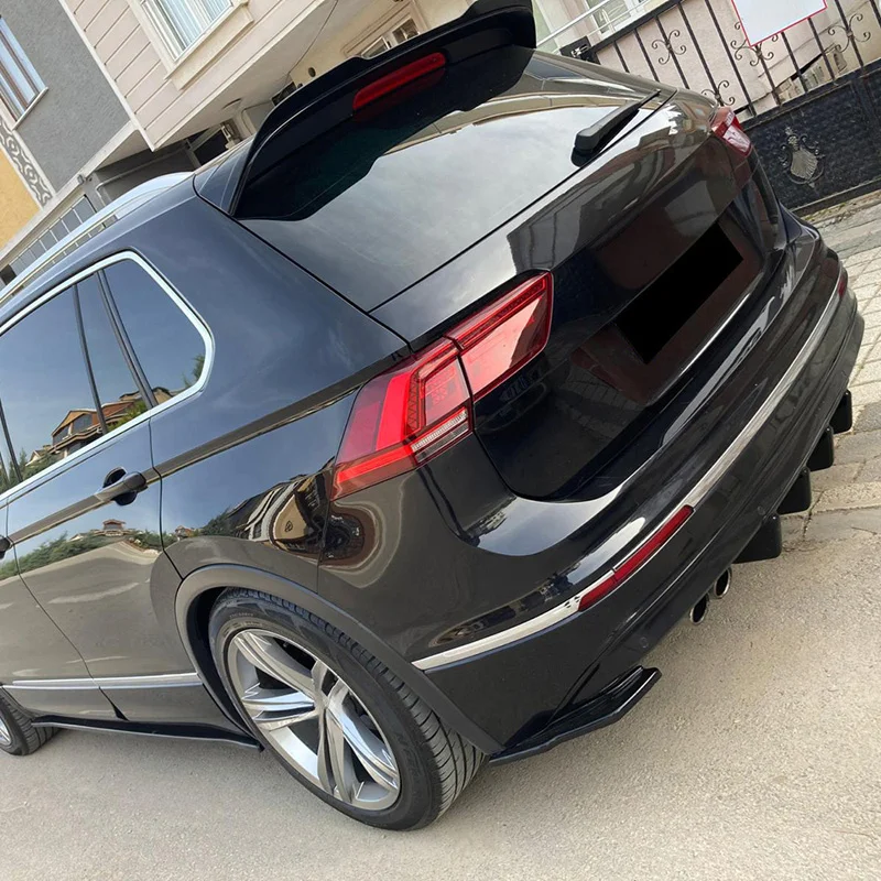 Oneway Complete bodykit passend voor Volkswagen Tiguan II R-Line 2016-2020 - Glanzend zwart - Afbeelding 3